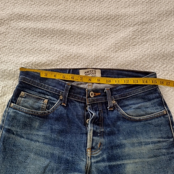 Naked & Famous weird guy Selvedge jeans Sz 31 - Picture 9 of 11